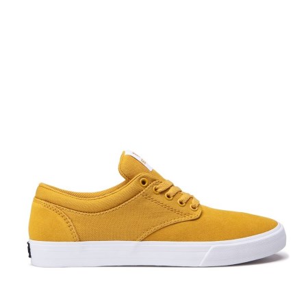 Supra Chino Gul Skatesko Herre [NO-9-E728]